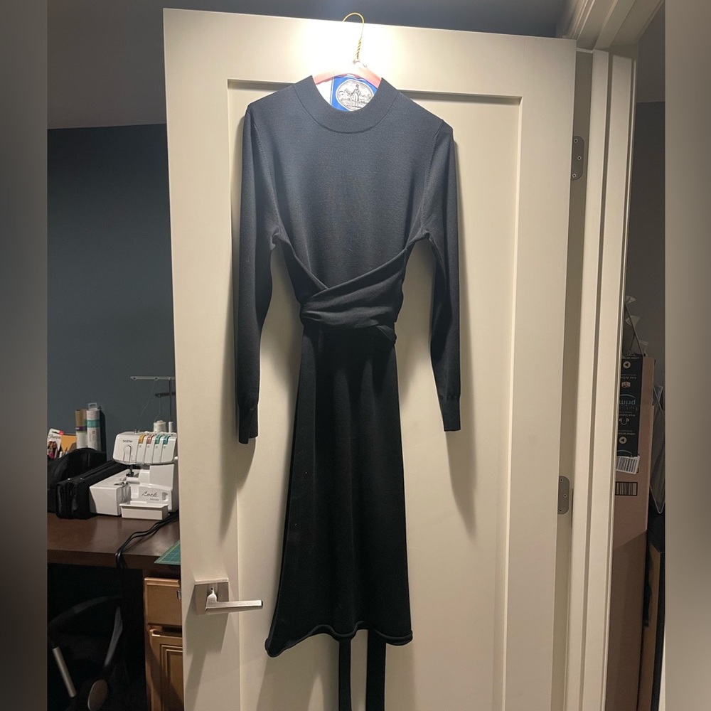 Proenza Schouler Wrap Sweater Dress